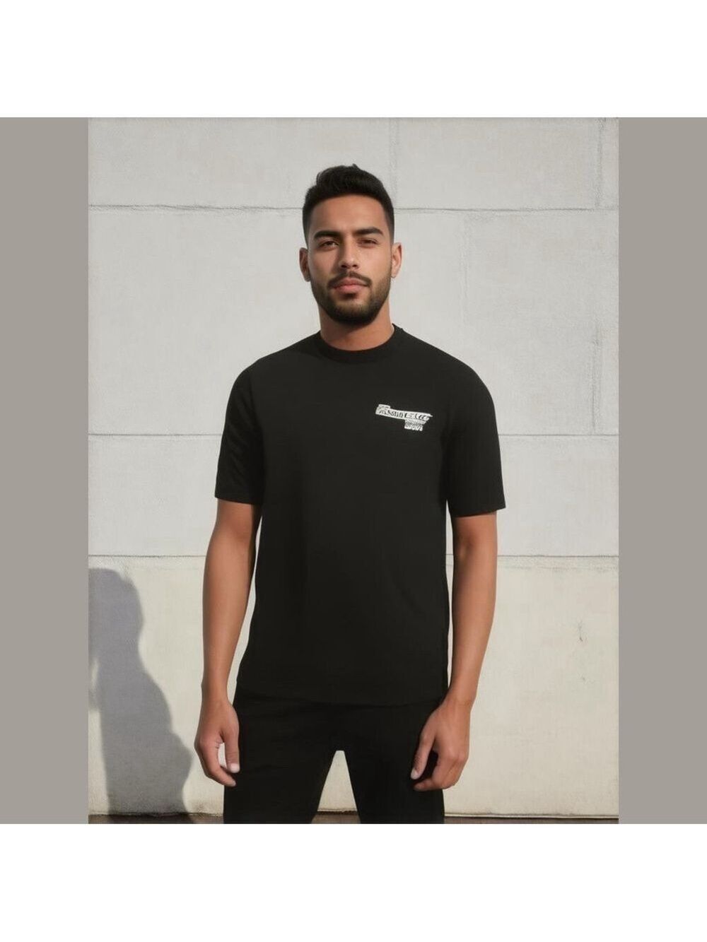 Men's Tanner&Co T-Shirt, Black, Size S